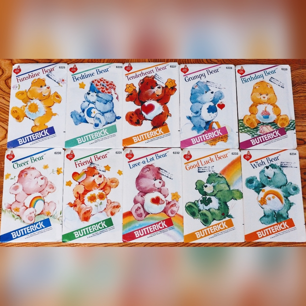 Care bear sewing patterns